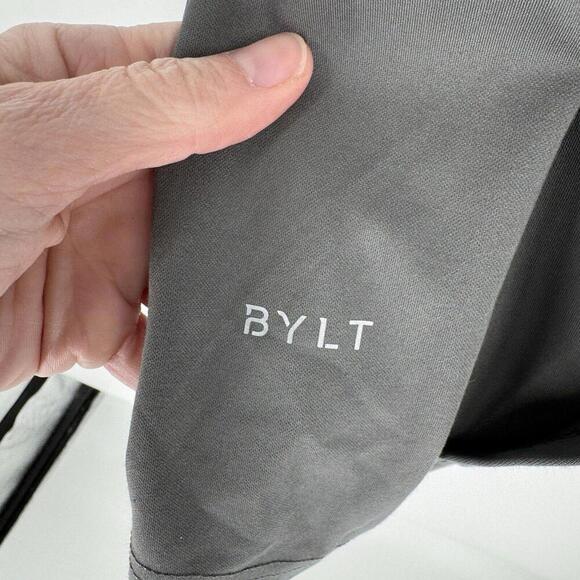 Bylt sweatshirt mens medium M gray drop cut pullover athletic workout running - Picture 2 of 6